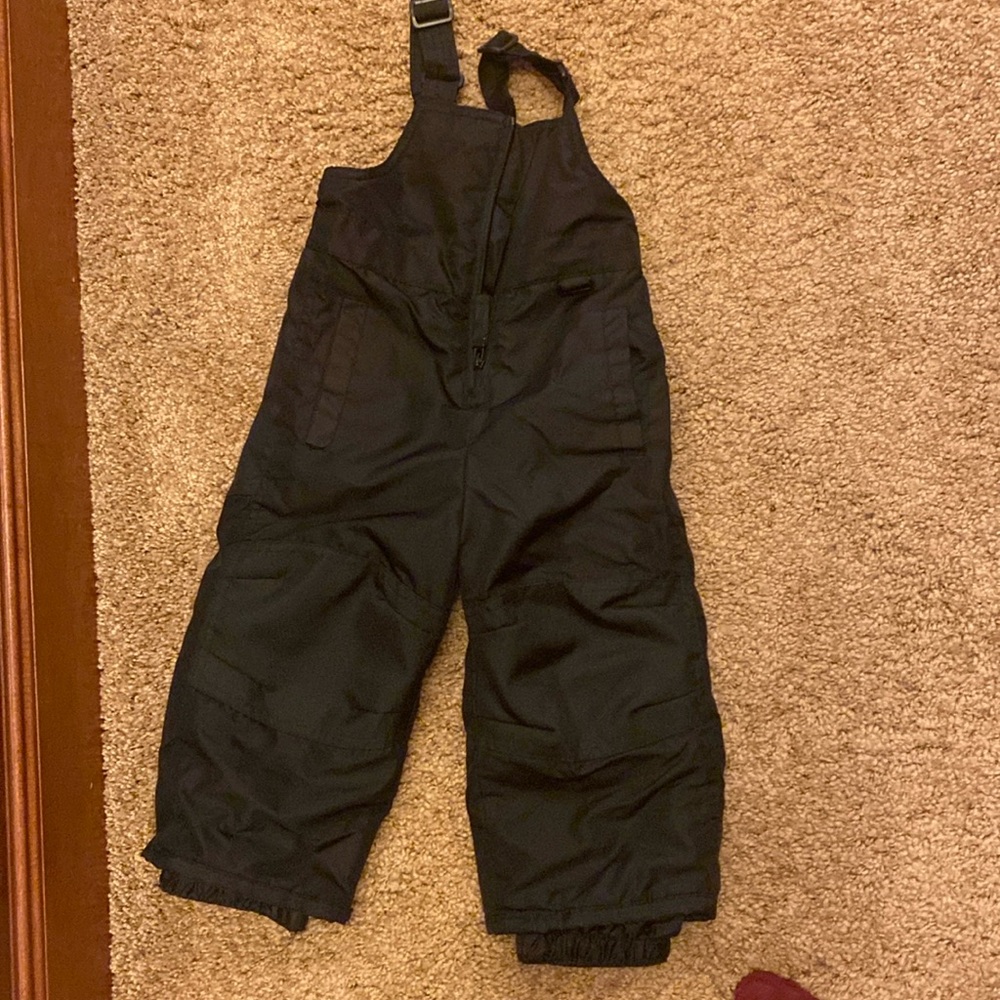 18 mo black snow bibs